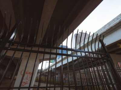 New Fencing Below I-94, Minneapolis North Loop