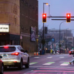 Lagoon and Hennepin in Uptown Minneapolis on a a unusually warm late December night.
