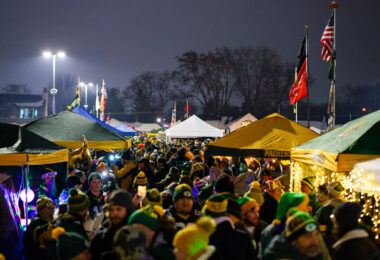 Tailgating at Lambeau Field on December 23, 2024. The Green Bay Packers beat the New Orleans Saints 34-0.