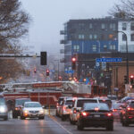 Nicollet and Franklin Avenue during an unusually warm late December night.