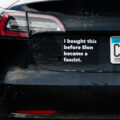I bought this before Elon became a fascist sticker in Minneapolis