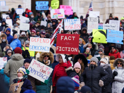 Protect Our Democracy Minnesota Protest