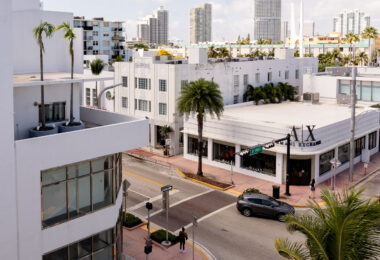 The Armani Exchange store in South Beach Miami Florida.