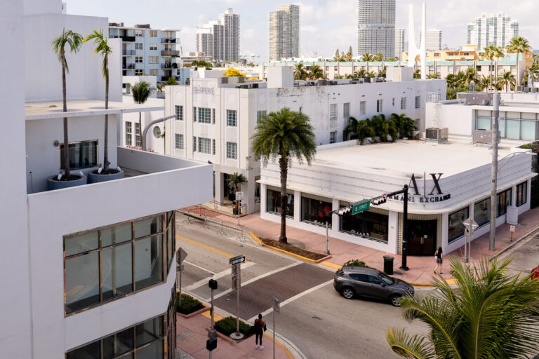 Armani Exchange in South Beach 4 The Armani Exchange store in South Beach Miami Florida.