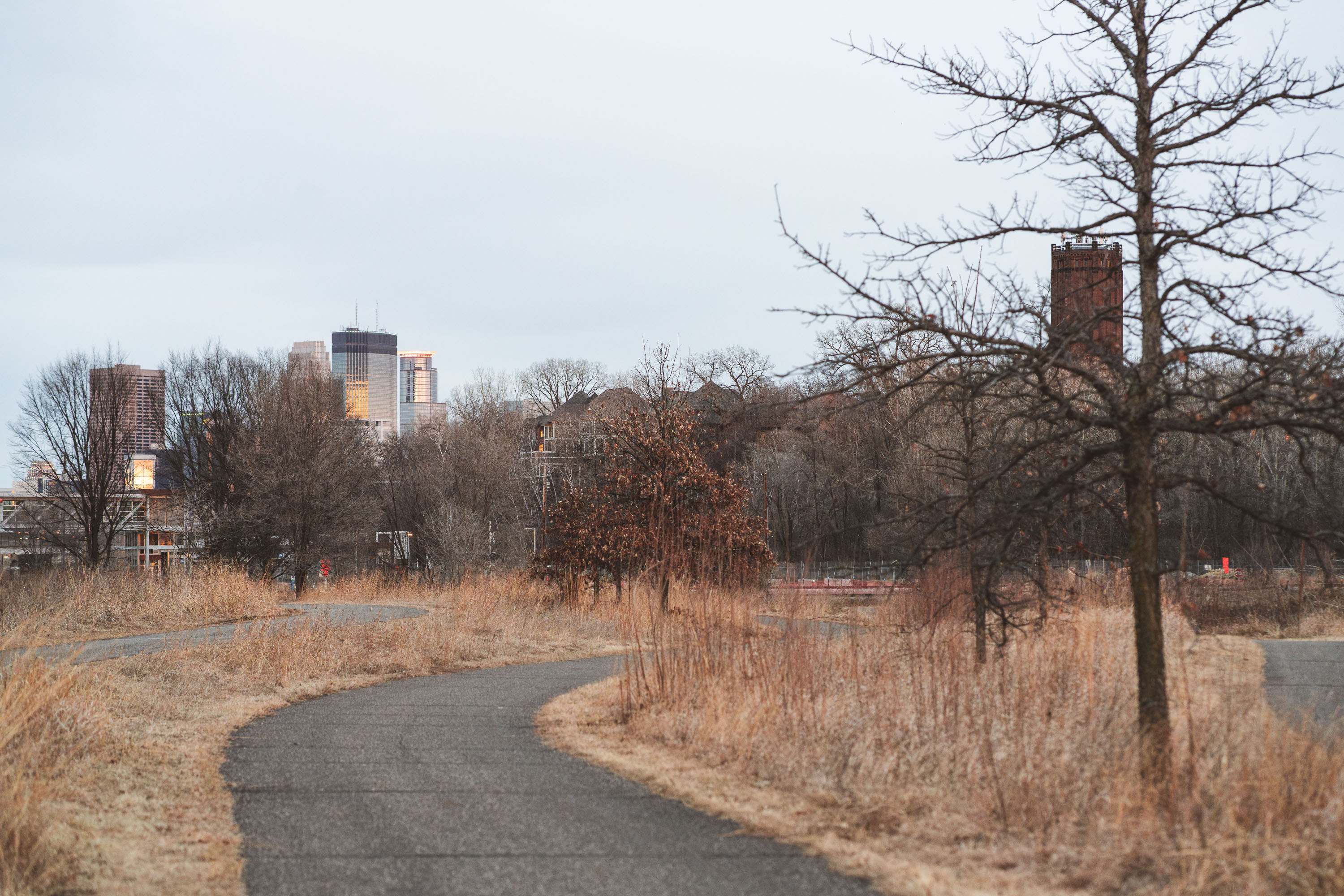 Cedar Lake Trail and Bryn Mawr Station, Metro Green Line