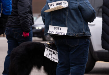 About 500 protesters outside Tesla in Minneapolis (Golden Valley) with signs reading “NOT PAID JUST PISSED”, “Tesla Funds Fascists”, “Save the VA”, “No Vet Left Behind”, Make Nazis Afraid Again” to name a few. This is the 7th weekend in a row of protests at this showroom.