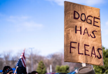 Tesla Takedown protest at a Tesla showroom in Minneapolis (Golden Valley) on March 22, 2025. This is the 6th week in a row protesters have gathered. The crowd has continued to grow exponentially each week.
