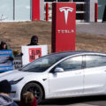 Tesla Takedown protest at a Tesla showroom in Minneapolis (Golden Valley) on March 22, 2025. This is the 6th week in a row protesters have gathered. The crowd has continued to grow exponentially each week.