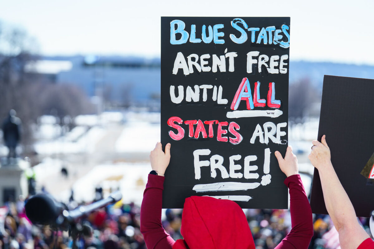 Today on International Women’s Day, Minnesota saw the largest protest since President Trump's re-election. 1,000+ gathered at the Capitol for the 2nd time this week hearing from activists, city council members and state representatives on the current administration's actions.

Minnesota State Capitol
March 8, 2025