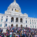 Today on International Women’s Day, Minnesota saw the largest protest since President Trump's re-election. 1,000+ gathered at the Capitol for the 2nd time this week hearing from activists, city council members and state representatives on the current administration's actions.

Minnesota State Capitol
March 8, 2025