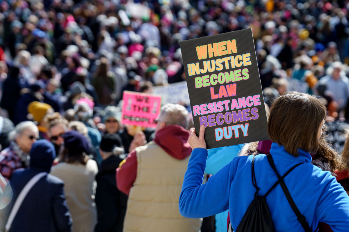 Today on International Women’s Day, Minnesota saw the largest protest since President Trump's re-election. 1,000+ gathered at the Capitol for the 2nd time this week hearing from activists, city council members and state representatives on the current administration's actions.

Minnesota State Capitol
March 8, 2025