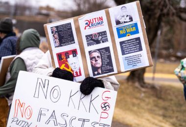 About 500 protesters outside Tesla in Minneapolis (Golden Valley) with signs reading “NOT PAID JUST PISSED”, “Tesla Funds Fascists”, “Save the VA”, “No Vet Left Behind”, Make Nazis Afraid Again” to name a few. This is the 7th weekend in a row of protests at this showroom.