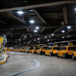 Taxi Cab's waiting at Miami International Airport (MIA).