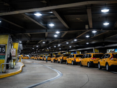 Taxi Queue at Door 15, Miami International Airport