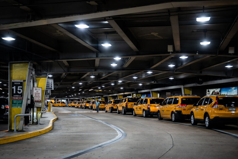 Taxi Cab's at Miami International Airport 1 Taxi Cab's waiting at Miami International Airport (MIA).