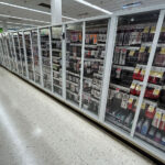 Anti-theft measures at a Walgreens in Minneapolis in April 2025.