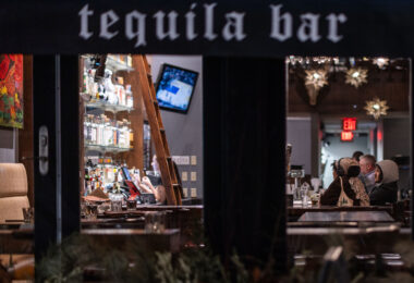 Patrons inside Barrio Restaurant in Downtown Minneapolis in April 2025.