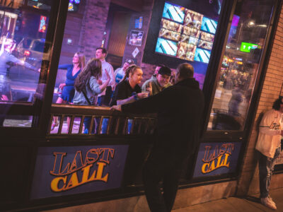 Last Call Bar Patrons on N 5th Street, Minneapolis