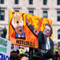 The Minnesota State Patrol estimates 25,000 gathered at the Minnesota State Capitol this afternoon as part of the nationwide “Hands Off!” protests.