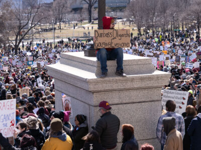 Hands Off Protesters in St. Paul Minnesota