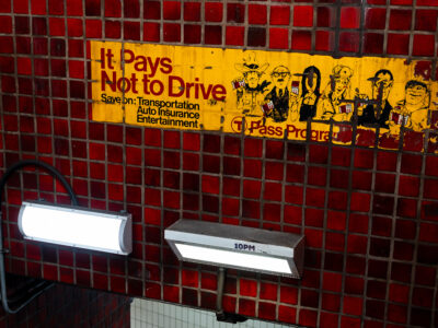 It Pays Not to Drive T Pass Program Advertisement