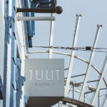 Juut Salonspa sign in Uptown Minneapolis. The salon closed years ago.