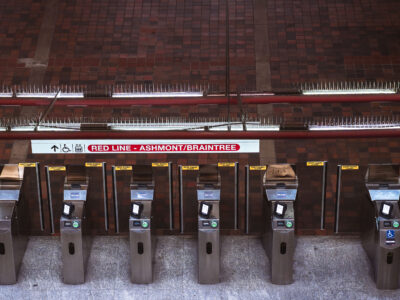 Alewife Station fare gates, Boston
