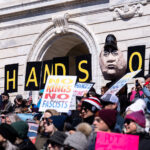 The Minnesota State Patrol estimates 25,000 gathered at the Minnesota State Capitol this afternoon as part of the nationwide “Hands Off!” protests.