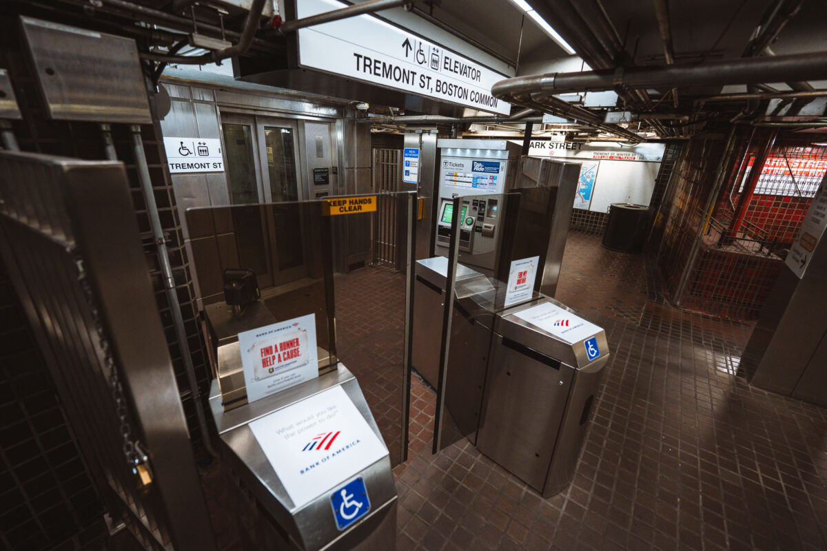 Park Street Station Fare Gates, Boston
