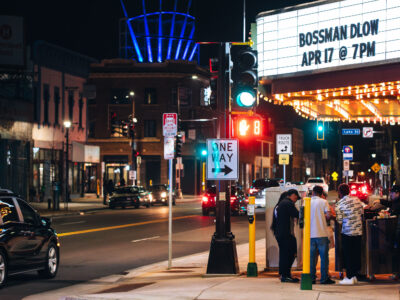 Night Vendor at Uptown Theater, Hennepin & Lagoon