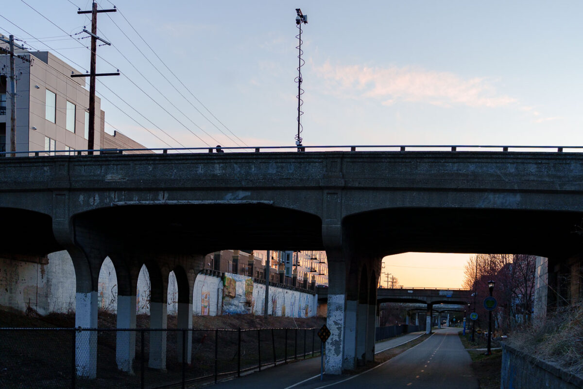 Surveillance Camera over Midtown Greenway