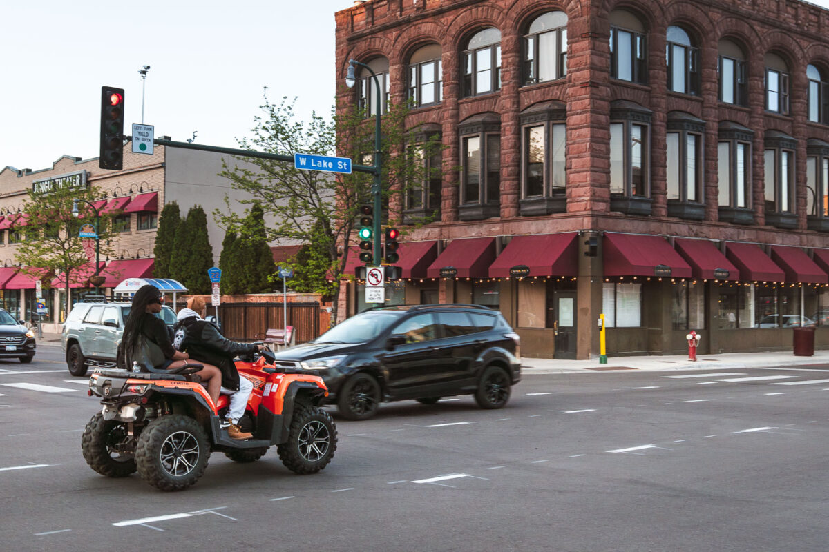 CFMoto CForce Series on Minneapolis road