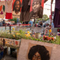 George Floyd Memorial on the 5th year anniversary of the murder of George Floyd.
