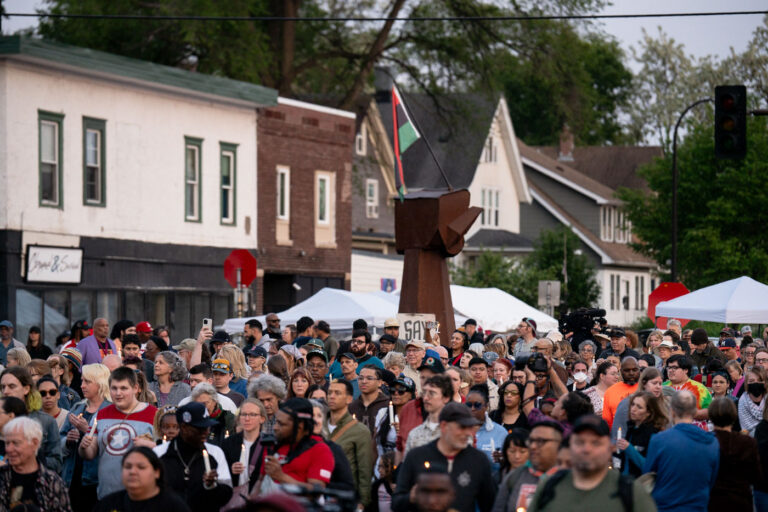 George Floyd's murder 5 years later 3 A candlelight vigil march from George Floyd Square to Say Their Names Cemetery on the 5th anniversary of George Floyd's murder.