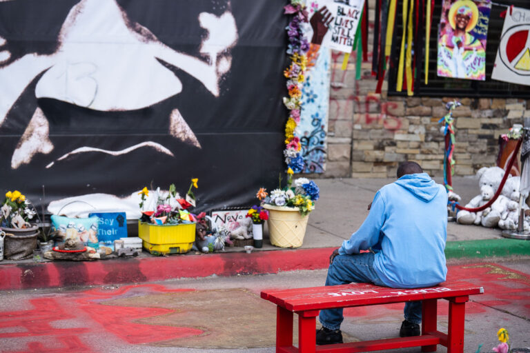 5th Anniversary at the George Floyd Memorial 4 George Floyd Square on the 5th anniversary of the murder of George Floyd. The area where Floyd was killed has been a place of protest ever since.