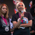 Paris Stevens and Angela Harrelson speak on 5th anniversary