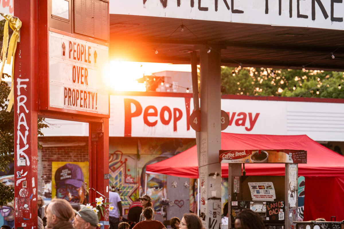 The sun goes down on the 5th anniversary of George Floyd's murder. This was the 5th annual Rise and Remember Festival.