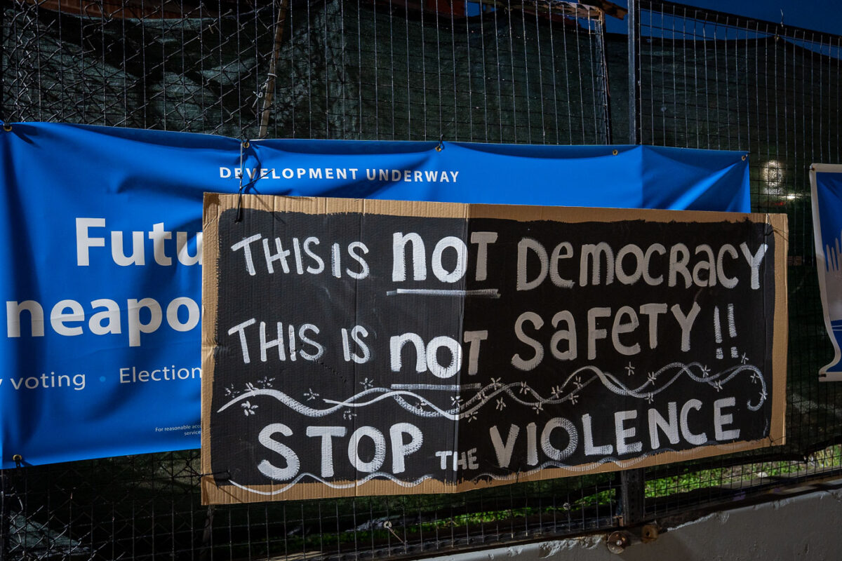 This is not democracy this is not safety
