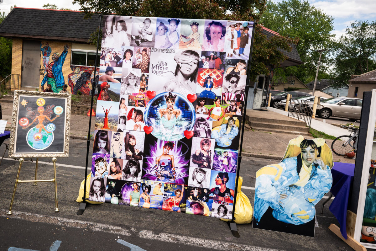 TLC Left Eye Memorial at George Floyd Square