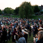 A candlelight vigil at Say Their Names cemetery on the 5th anniversary of George Floyd's murder.