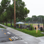 Baseball is rain or shine at Bryant Square in South Minneapolis!
