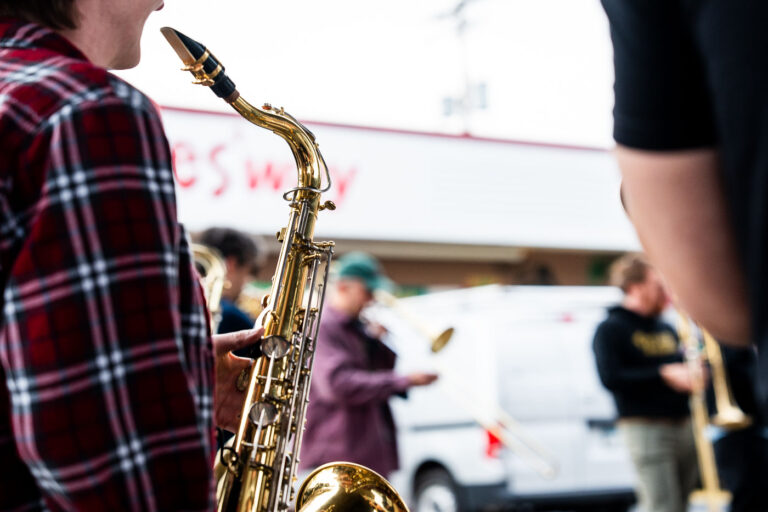 Brass Solidarity at The People's Way June 2025 4 Brass Solidarity performs at The People's Way at George Floyd Square.