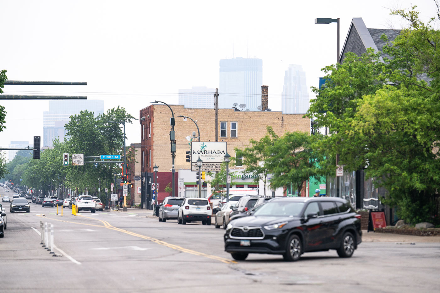 Canadian Wildfire Smoke and Nicollet Avenue