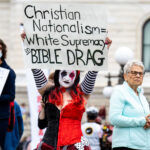 Christian Nationalism is White Supremacy in Bible Drag 3 Despite warnings from the law enforcement not to attend today’s No Kings rally after this mornings shootings of Minnesota lawmakers with the killer on the lose, the No Kings Rally is happening at the Minnesota State Capitol in St. Paul.
