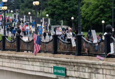 Despite warnings from the law enforcement not to attend today’s No Kings rally after this mornings shootings of Minnesota lawmakers with the killer on the lose, the No Kings Rally is happening at the Minnesota State Capitol in St. Paul.