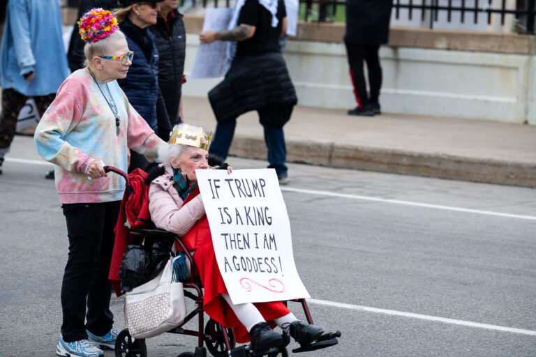 If Trump Is A King Then I Am A Goddess St Paul Minnesota 1 Despite warnings from the law enforcement not to attend today’s No Kings rally after this mornings shootings of Minnesota lawmakers with the killer on the lose, the No Kings Rally is happening at the Minnesota State Capitol in St. Paul.