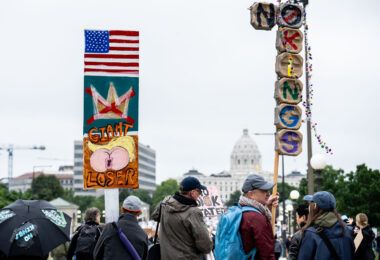 Despite warnings from the law enforcement not to attend today’s No Kings rally after this mornings shootings of Minnesota lawmakers with the killer on the lose, the No Kings Rally is happening at the Minnesota State Capitol in St. Paul.