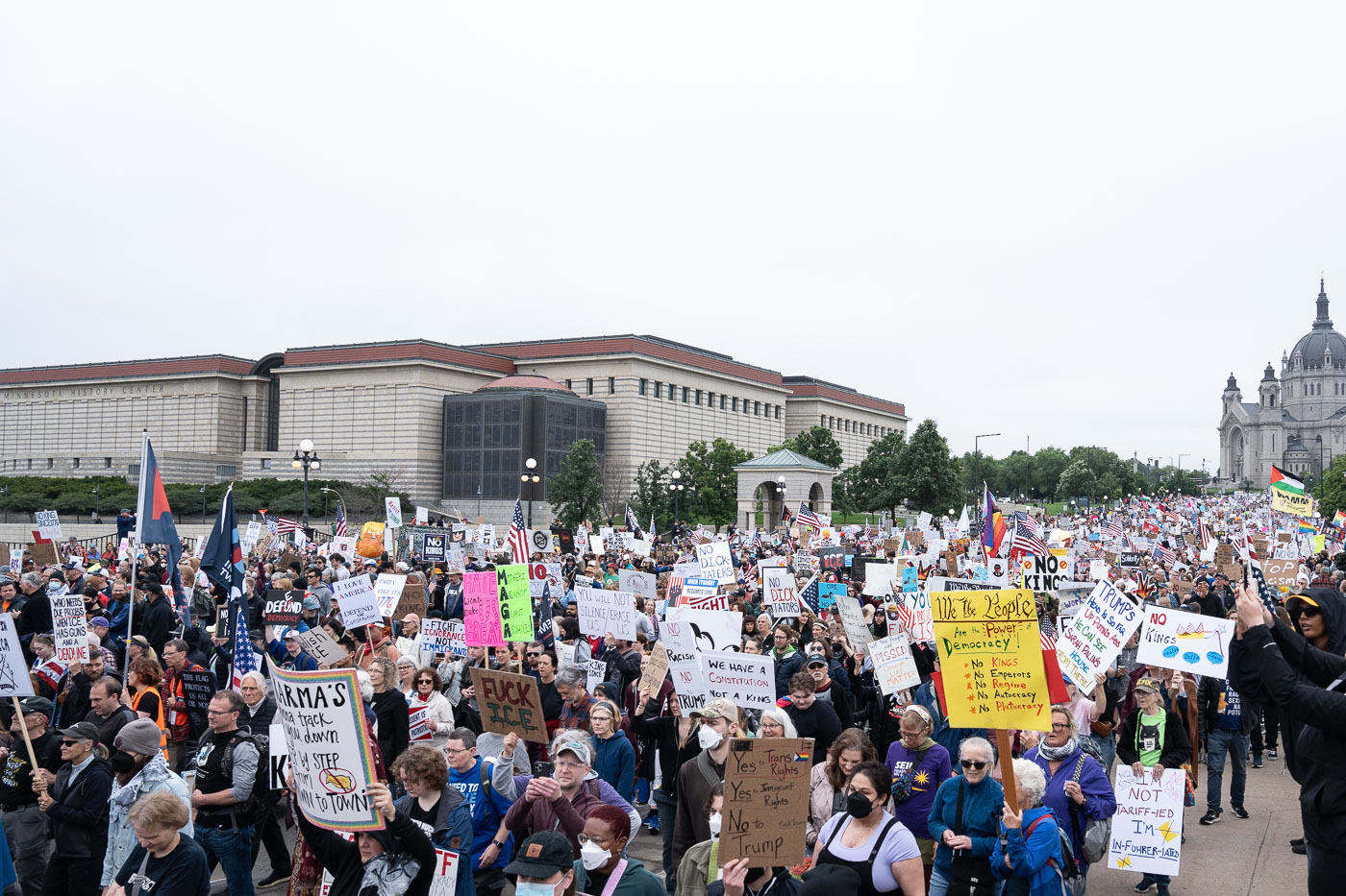 No Kings march to the Minnesota State Capitol