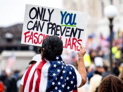 Only You Can Prevent Fascist Liars No Kings Protest Sign