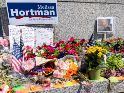 Melissa Hortman Memorial at Minnesota State Capitol